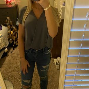 Beautiful Wrap Top- dress up or down!